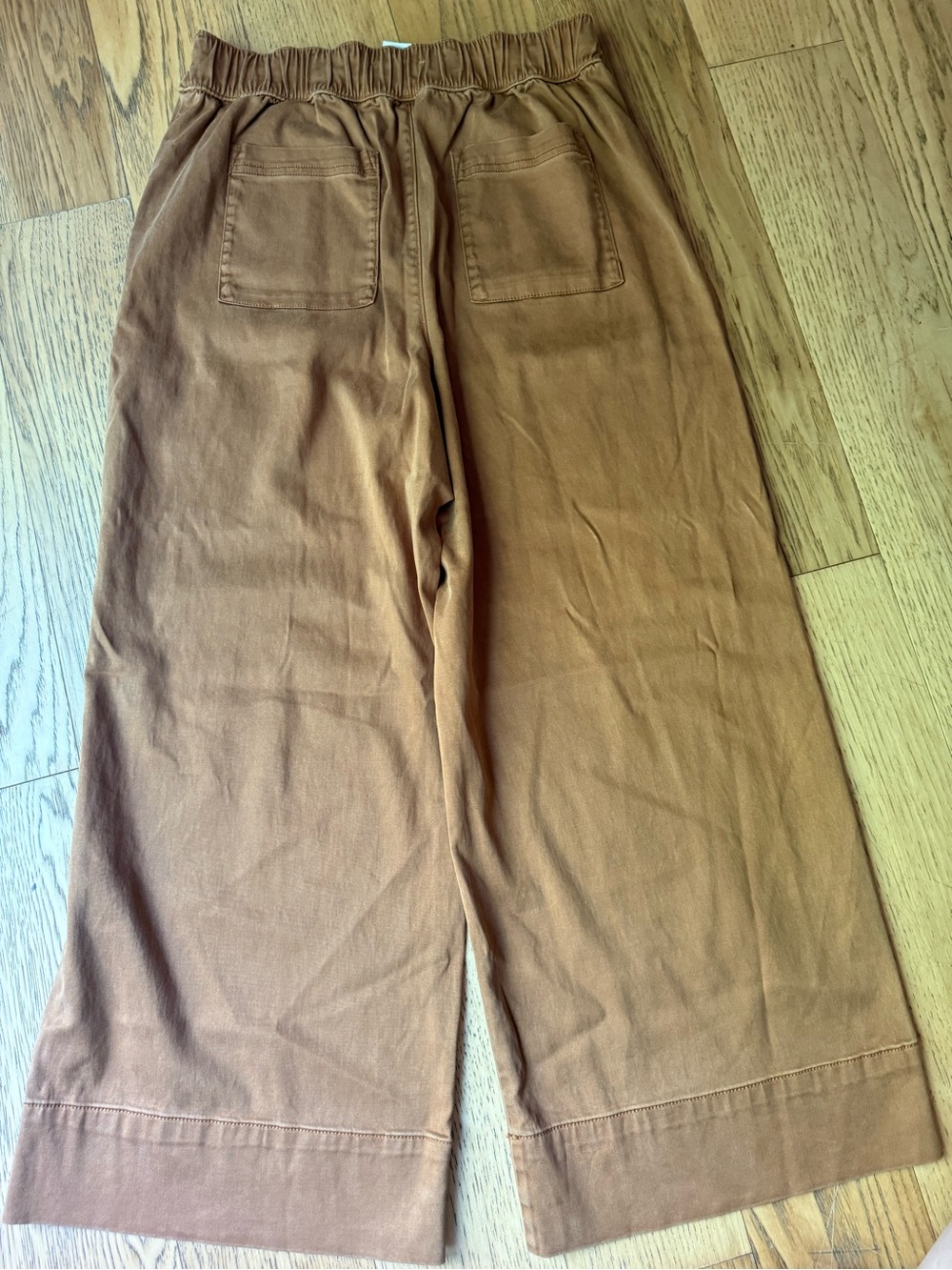 C&C California Women's Brown Wide-Leg Flare Pants - Picture 3 of 3